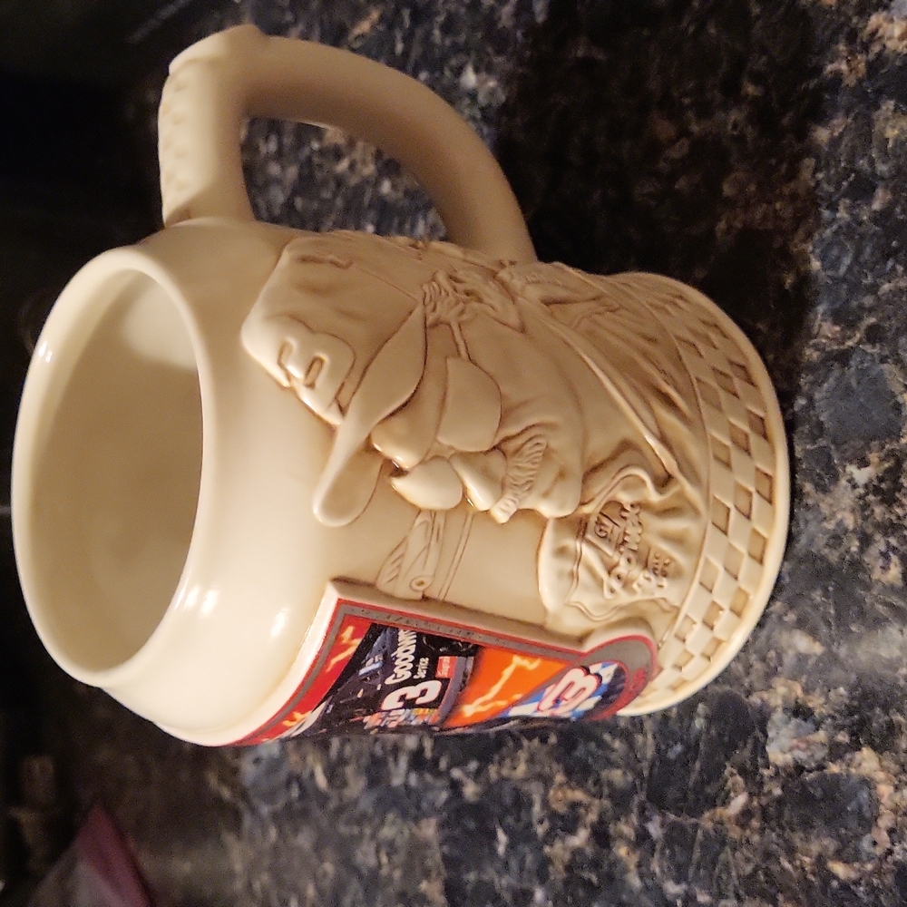 Dale Earnhardt embossed Collector Stein
